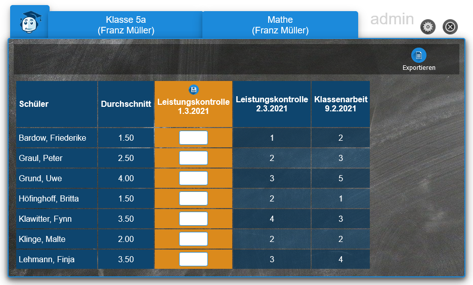 Hinzufügen einer Leistung