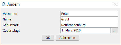 Schülerliste