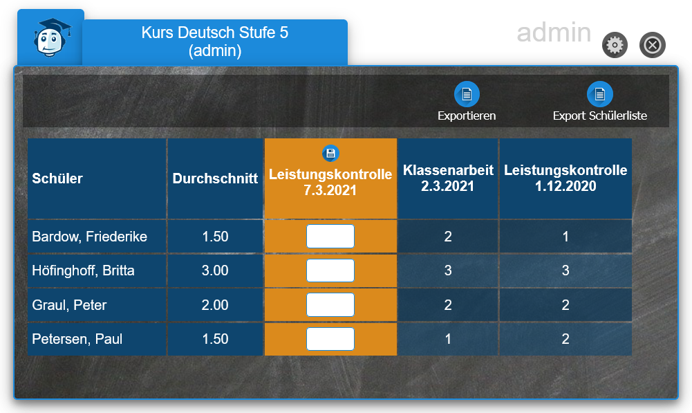 Hinzufügen einer Leistung