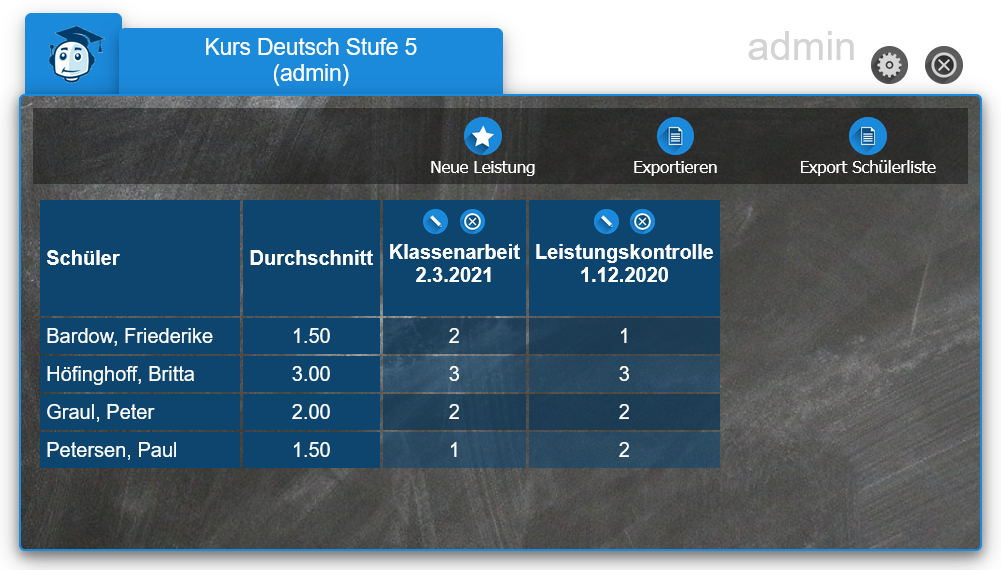 Kurs hinzufügen